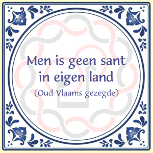 Tegeltje Geen sant