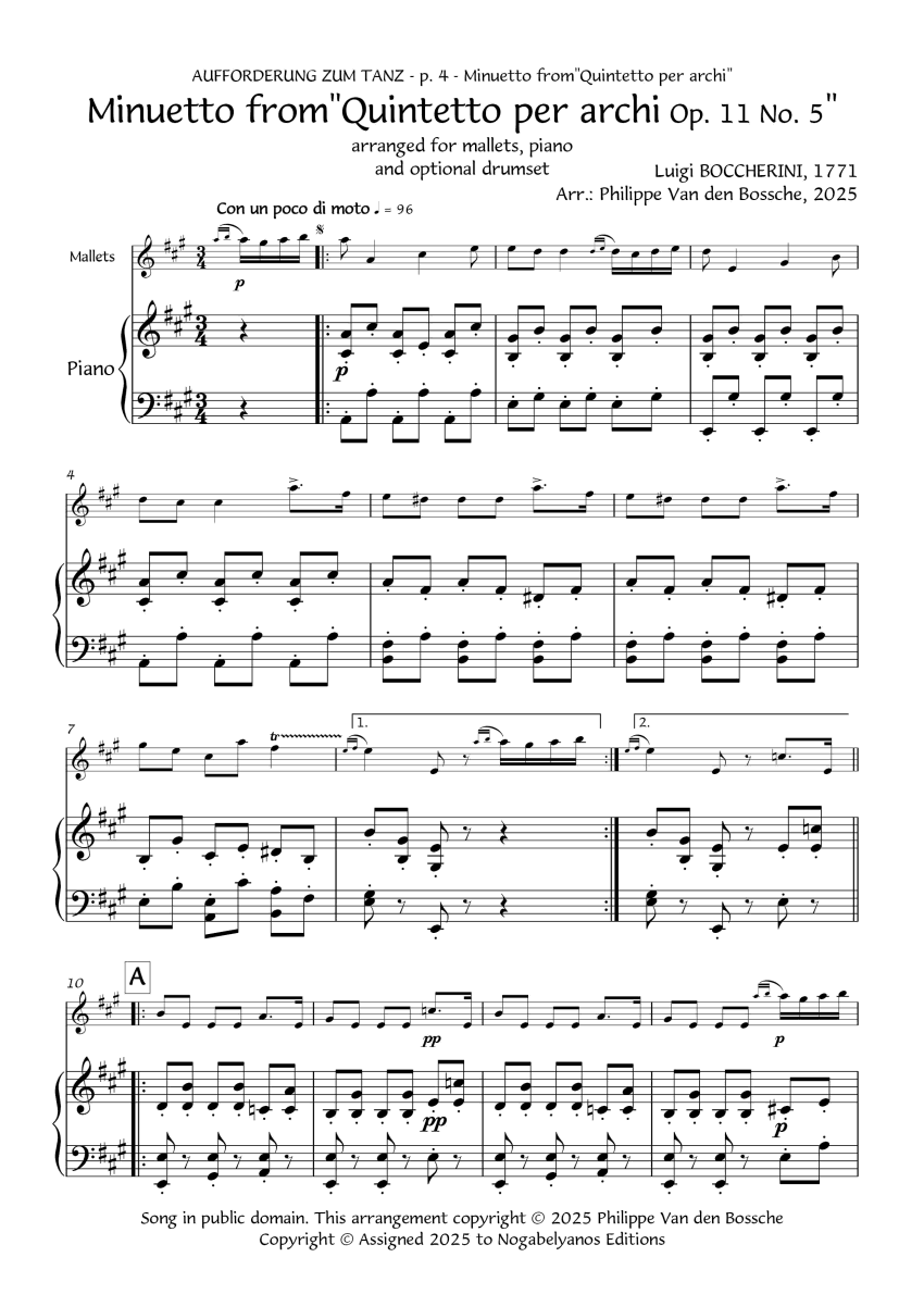DAC 02 P04 Minuetto from Quintetto per archi PIA P01