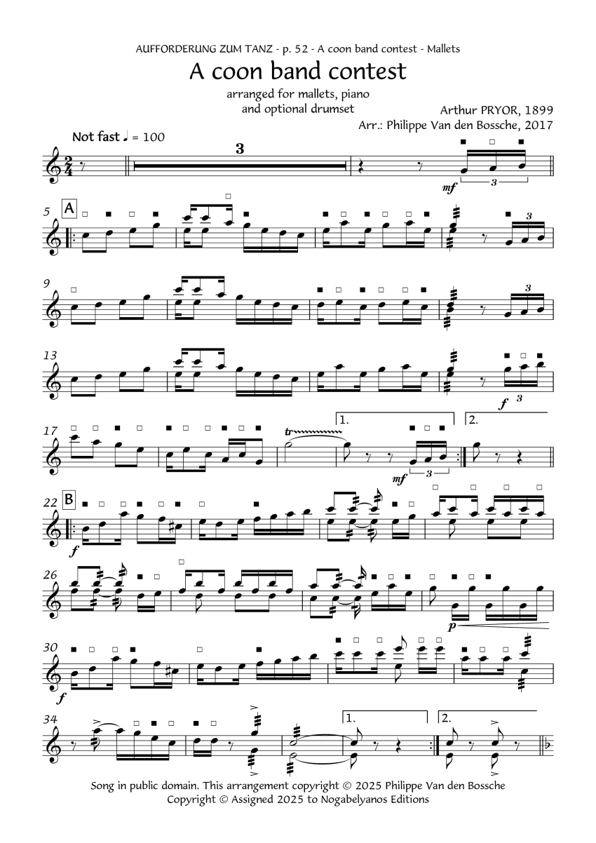 DAC 02 P52 Coon band contest Mallets P01